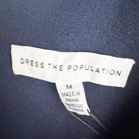 Dress the Population Iris Gown Navy Blue M - Picture 4 of 5